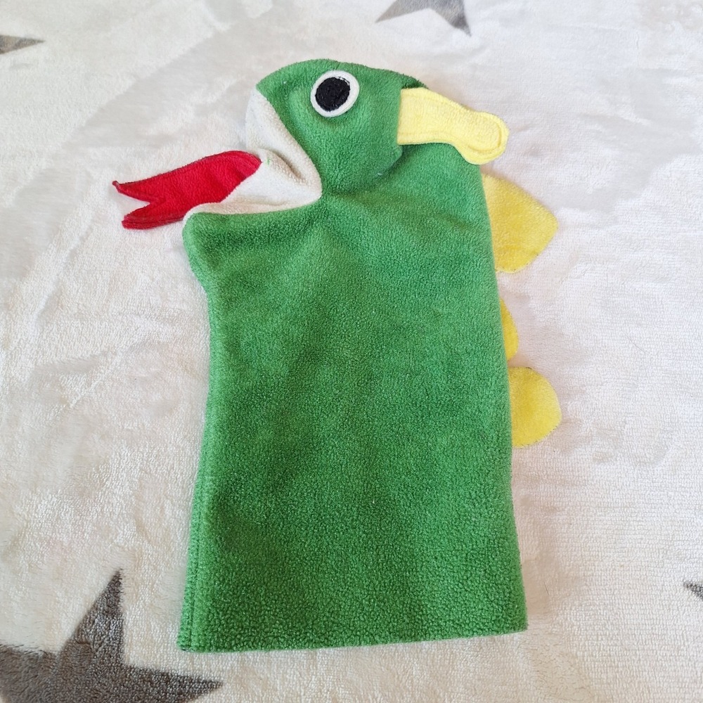 Baby Einstein Authentic Green Dragon Hand Puppet Plush Toy